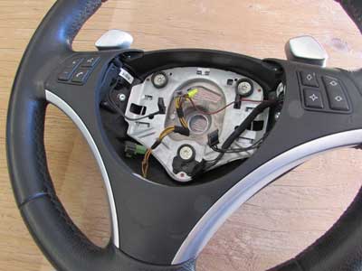 BMW Sport Leather Steering Wheel Multi Function W/ Paddle Shifters 32306795572 E82 E90 E84 128i 135i 323i 328i 335i X12